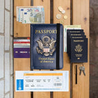 Passport Holder for Travel Passport Cover for Men Passport Wallet Case - Image 7