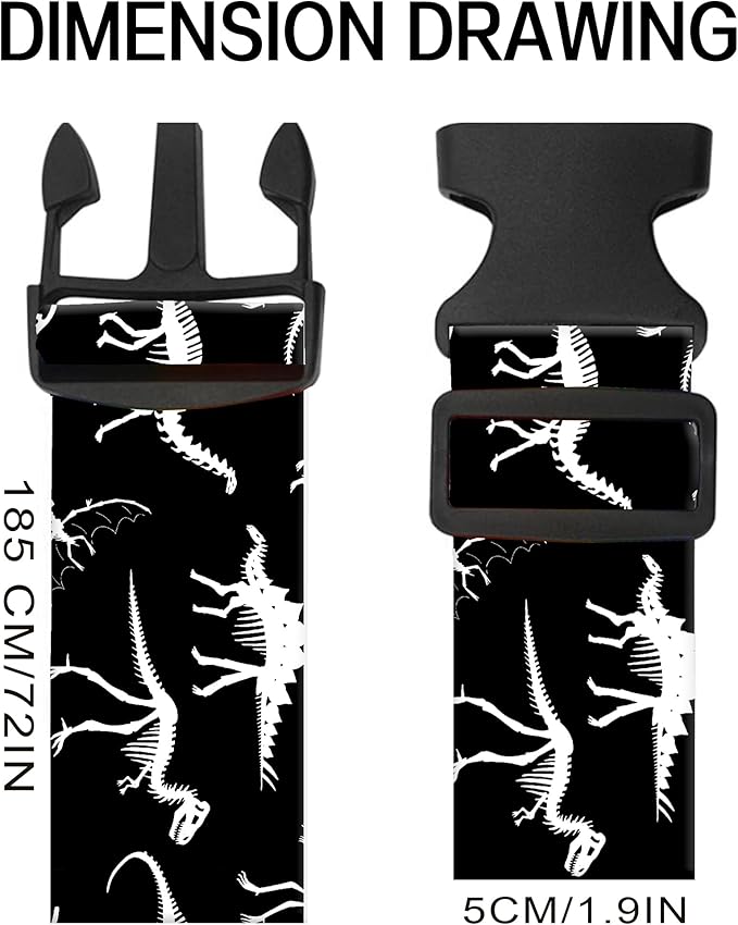 Luggage Straps for Suitcases, Adjustable Travel Belt, Durable Wide Luggage Strap - Image 2