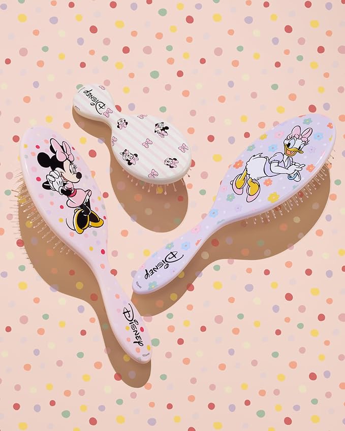 Wet Brush Original Detangling Hair Brush, Hello Disney Daisy Duck - Ultra-Soft IntelliFlex Bristles - Detangler Brush Glide Through Tangles With Ease For All - For Women, Men, Wet & Dry Hair