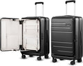 LUGGEX Checked Luggage with Spinner Wheels, FLO5 Expandable Polycarbonate Hard by LuggeXLUGGAGE