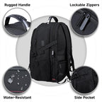18.4 Inch Travel Laptop Backpack, Extra Large Backpack, Laptop Backpack - Image 3