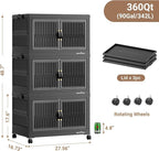 BROVIEW 360Qt Stackable Storage Bins - Image 2