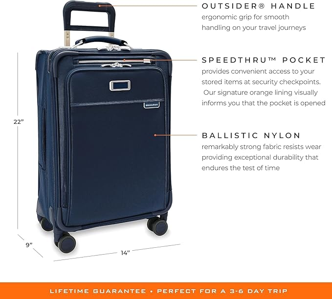 Briggs & Riley Essential 22" Carry On Expandable Spinner - Image 7