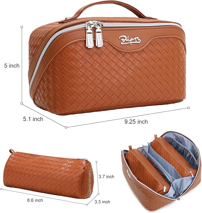 BOYATU Travel Makeup Bags for Women: 3 Pcs Large Make up Bags Set - Image 9