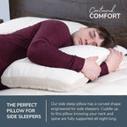 Naturepedic Organic Latex Side Sleeper Pillow - Image 2