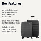 Amazon Basics 2-Piece Set, Hardshell Suitcases - Image 2