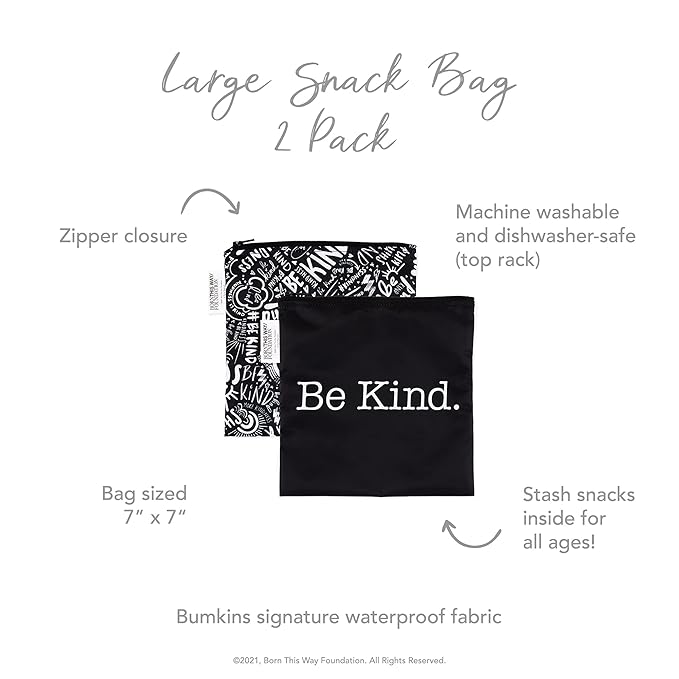 Bumkins Reusable Sandwich and Snack Bags, - Image 5