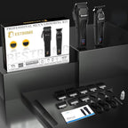 BESTBOMG® Professional Hair Clippers for Men, Professional Barber Clippers and Trimmer Set, Mens Cordless Hair Clipper for Barbers Haircut Kit Fade, BS-808A (Black)