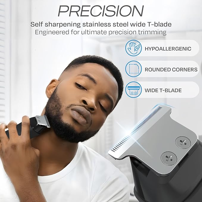 HUMMINGBIRD™ MK1 Compact Trimmer – Portable Electric Beard & Body Hair Trimmer - Image 3