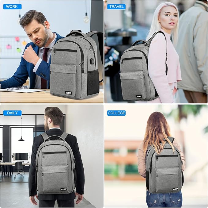 School Backpack for Teen Boys & Girls Students, 15.6 Inch Laptop Backpack - Image 7