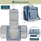 PAVILIA Extra Large Toiletry Bag Travel Bag - Image 2