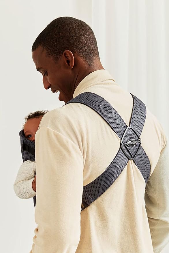 BabyBjörn Baby Carrier Mini, Anthracite, 3D Mesh | Newborn Carrier, Easy-to-Use - Image 8