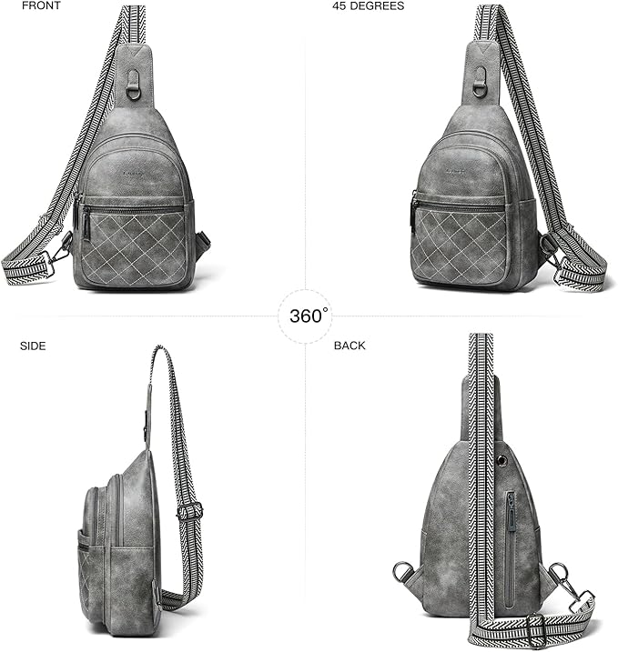 Sling Bag For Women Fanny Pack Crossbody Travel Shoulder Belt Bags Tote - Image 7