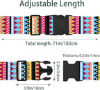 Bohemia Luggage Straps for Suitcases, Adjustable Luggage Travel Belt to Keep - Image 2
