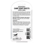 Camp Soap Sheets
