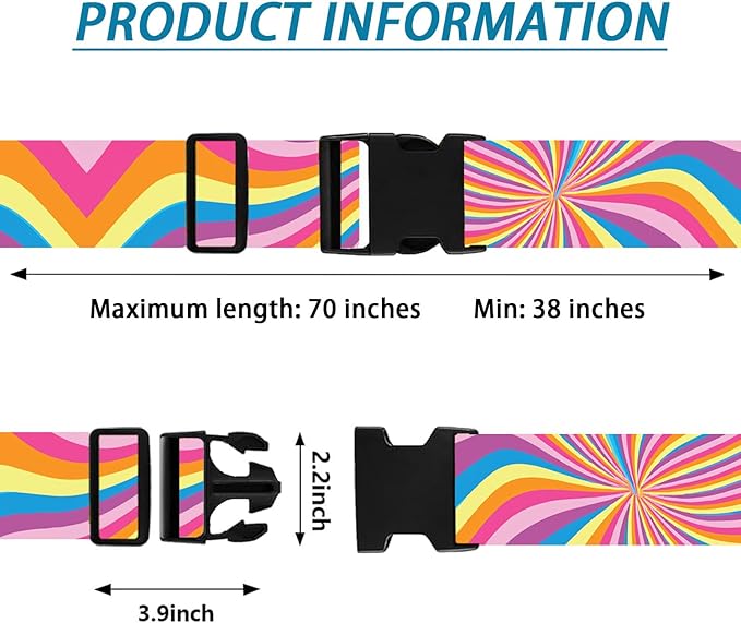 Luggage Straps for Suitcases TSA Approved, Luggage Identifiers for Suitcase - Image 2