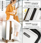 Hard Shell Luggage Sets with Spinner Wheels 4 Piece, Expandable Large Suitcases - Image 3