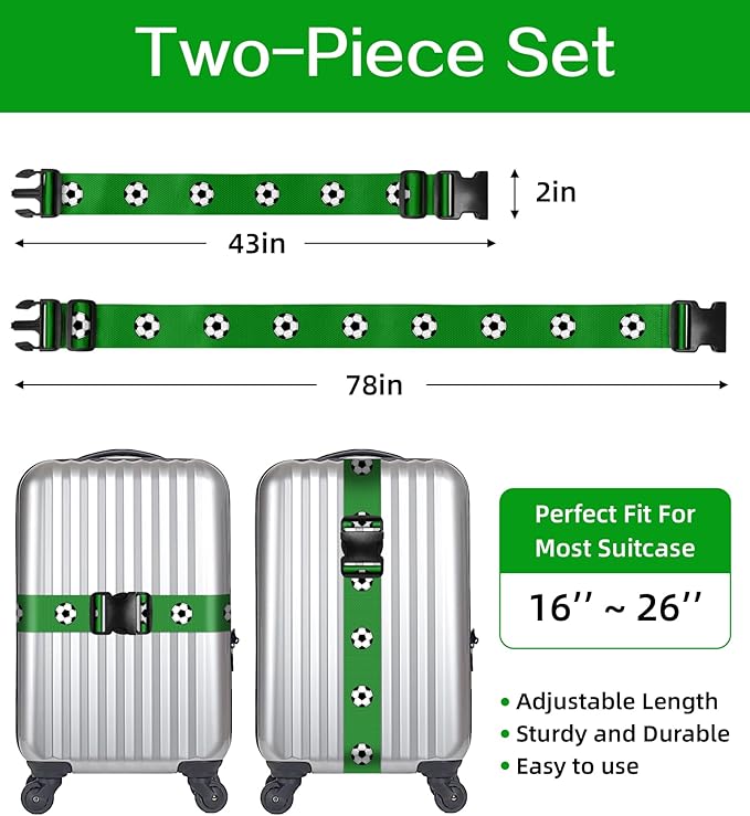 Luggage Straps for Suitcases Travel Belt Luggage Band Heavy Duty Traveling - Image 2