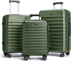 LIGHT FLIGHT Luggage Sets, 3 Piece Durable Suitcase Set by LIGHTFLIGHT