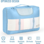 Veken 10 Set Packing Cubes for Travel Essential, Suitcase Organizer Bags in 4 - Image 4