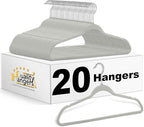 Quality 20 Pack Hangers by QualityHangers