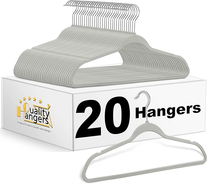 Quality 20 Pack Hangers by QualityHangers