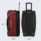Pacific Gear Rolling Duffel Wheels, 30-inch Luggage, Hockey Bag, Heavy Duty - Image 5