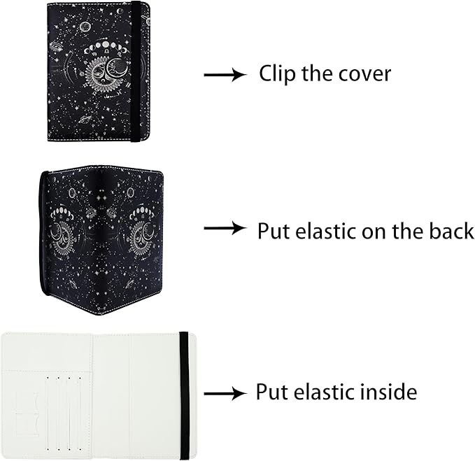 Passport Holder for Women and Men PU Leather Passport Cover for Travel - Image 3
