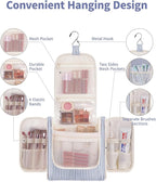 Narwey Striped Hanging Travel Toiletry Bag - Image 2