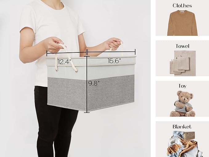 LoforHoney Home Fabric Storage Bins - Image 2