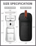 ZENS Modern One Touch Tea Maker, Glass Teapot - Image 5