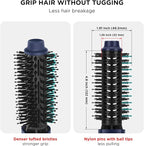 Hair Dryer Brush, Aima Beauty 4-in-1 Upgrade Hot Air Straightener Curler Function for Women, Hair Styling Tools, Prussian Blue-Round