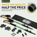 100% Carbon Fiber Trekking Poles by USA Brand - Image 2