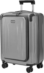 Carry On Luggage, 20 Inch Top Opening Aluminum Frame Lightweight Airline by Unknown