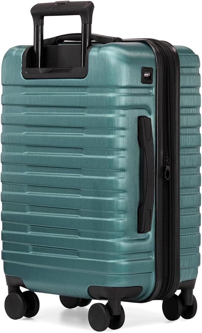 U.S. Traveler Boren Polycarbonate Hardside Rugged Travel Suitcase Luggage - Image 4