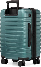 U.S. Traveler Boren Polycarbonate Hardside Rugged Travel Suitcase Luggage - Image 4