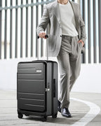 LUGGEX 28 Inch Luggage with Spinner Wheels, Expandable PC Hard Shell Checked - Image 2