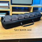 Hard 6 slots watch travel case, watch storage box organizer, 6 slots watch roll - Image 5