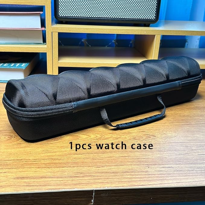 Hard 6 slots watch travel case, watch storage box organizer, 6 slots watch roll - Image 5