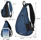 mixi Sling Bag Men Backpack Unisex One Shoulder Bag Hiking Travel Backpack - Image 2