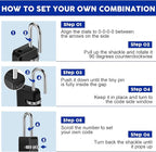 Chumia 16 Pack 3 Digit Combination Lock Small Combo Locks Waterproof Luggage - Image 4
