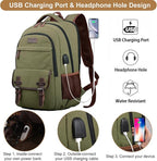 Mactso Canvas Travel Laptop Backpack - Image 2