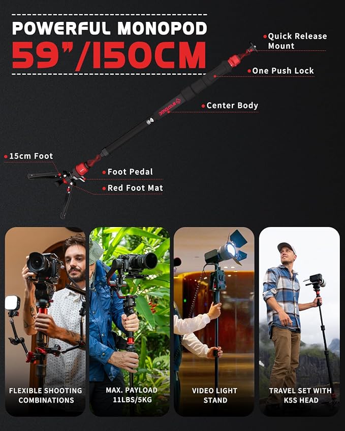 IFOOTAGE Cobra 3 Strike Monopod - Image 7
