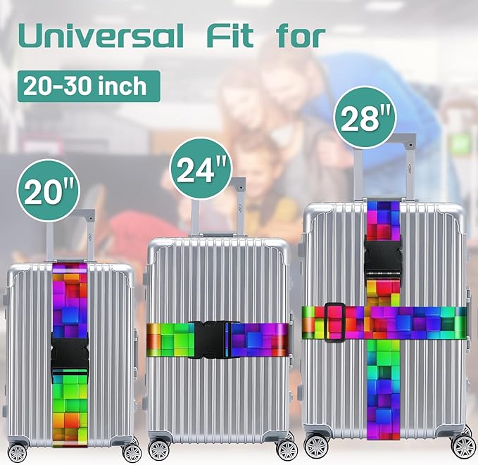 Slohif Luggage Straps for Suitcases Travel Belt Accessories Luggage Connector - Image 3