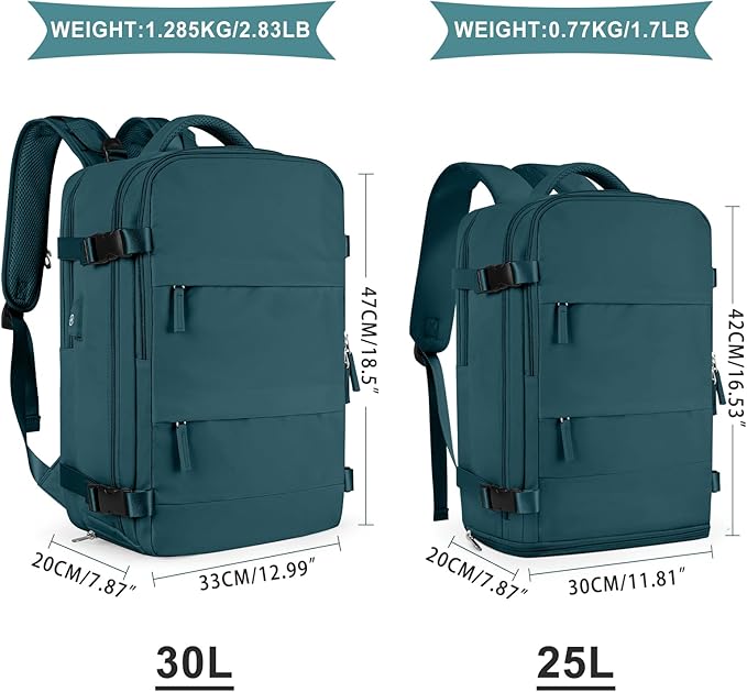 coowoz Travel Backpack For Women Men, Carry On Backpack, Hiking Backpack - Image 3