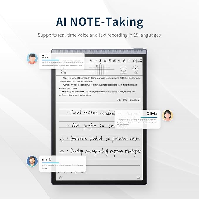 AINOTE Air 2, 8.2-inch AI Note-Taking Tablet E Ink Tablet - Image 2