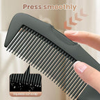 Dandruff Comb Green Upgraded Fine Tooth Scalp Detox Comb Lice for Women, Men & Kids Scalp Detoxing, Sweep & Massage Hair Brush Tool with Elegant Box for Hair Care