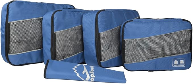5 Set Packing Cubes for Travel Large Suitcase Luggage Organizer Bags Travel - Image 2