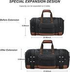 Litvyak Duffle Bag for Travel, 50L Canvas Travel Duffel Bags Overnight Weekend - Image 4
