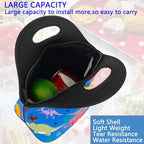FlowFly Neoprene Kids Lunch box Insulated Soft Bag Mini Cooler Thermal Meal - Image 4